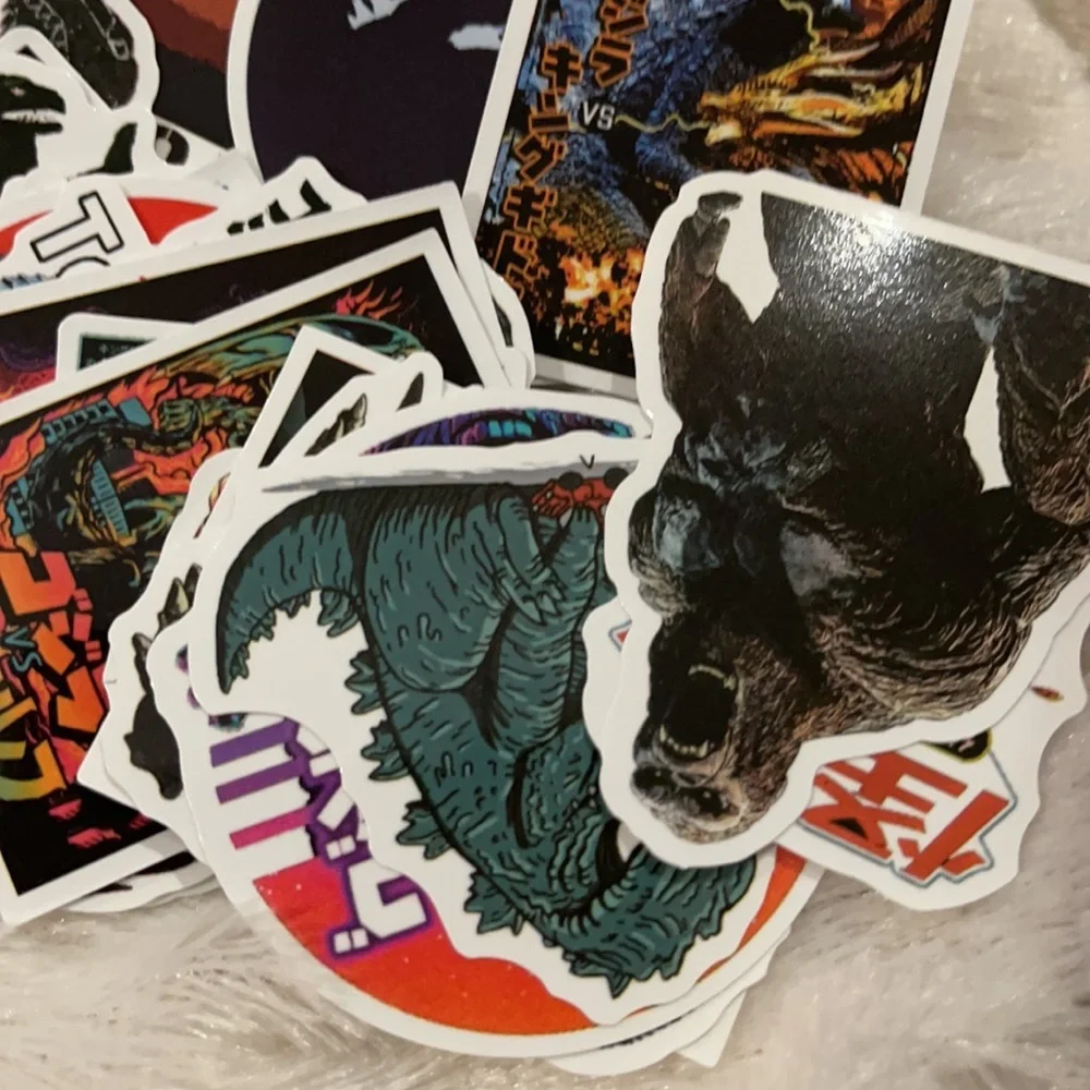 6/$20 New set/50 Godzilla stickers - Picture 3 of 4